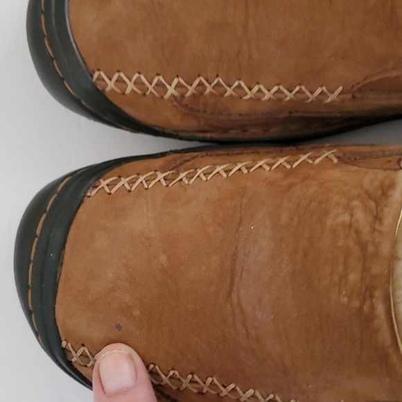 Keen Comfort cushion support mocs Brown leather EUC - Picture 12 of 14